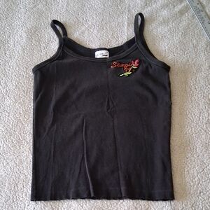 Vintage Sturgis 99 Black Women's Tank Top with Embroidered Detail